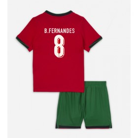 Portugal Bruno Fernandes #8 Heimtrikot EM 2024 Kurzarm (+ kurze hosen)